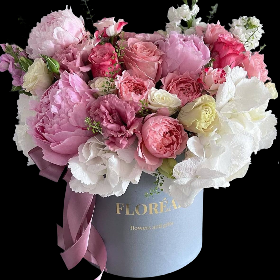 Box with Peonies